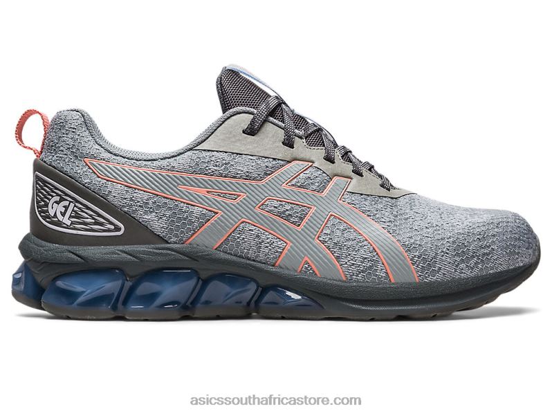 Men Asics Gel-Quantum 180 VII LH4X0109 Stone Grey/Dark Grey