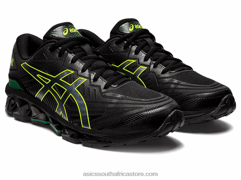 Men Asics Gel-Quantum 360 VII LH4X0965 Black/Safety Yellow