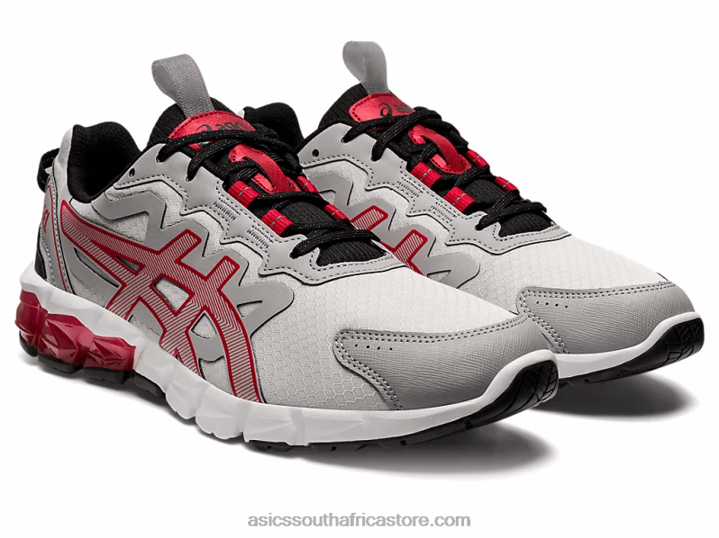 Men Asics Gel-Quantum 90 LH4X0672 Glacier Grey/Classic Red