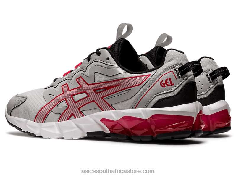 Men Asics Gel-Quantum 90 LH4X0672 Glacier Grey/Classic Red