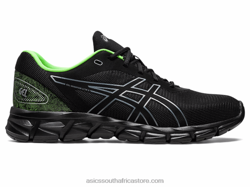 Men Asics Gel-Quantum Lyte II LH4X0260 Black/Green Gecko