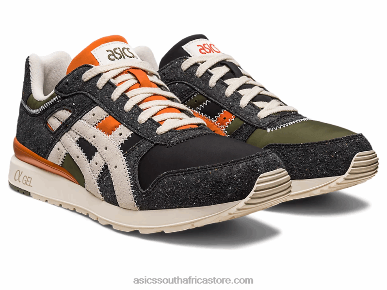 Men Asics Gt-II LH4X0705 Black/Cream