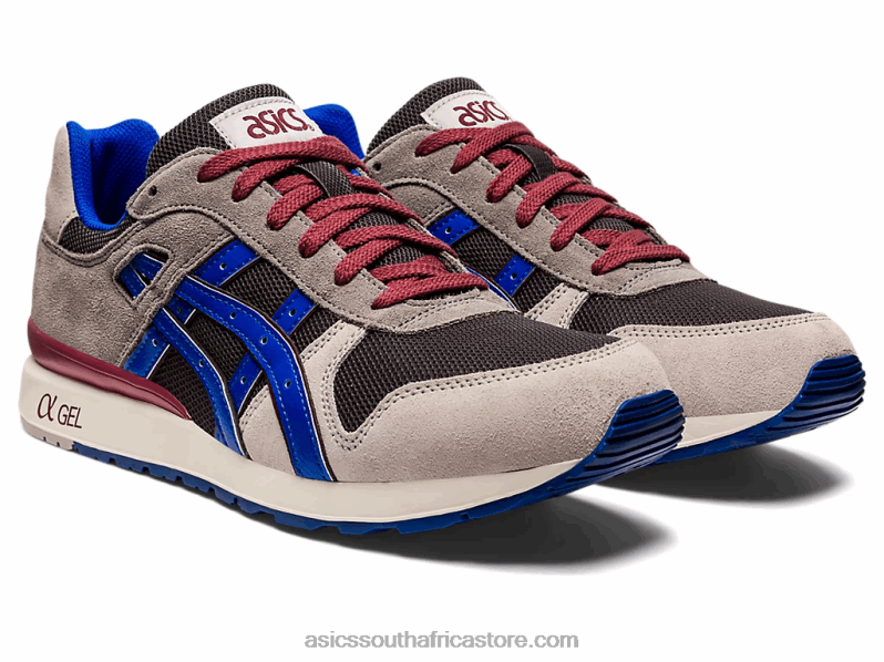 Men Asics Gt-II LH4X0766 Obsidian Grey/Illusion Blue