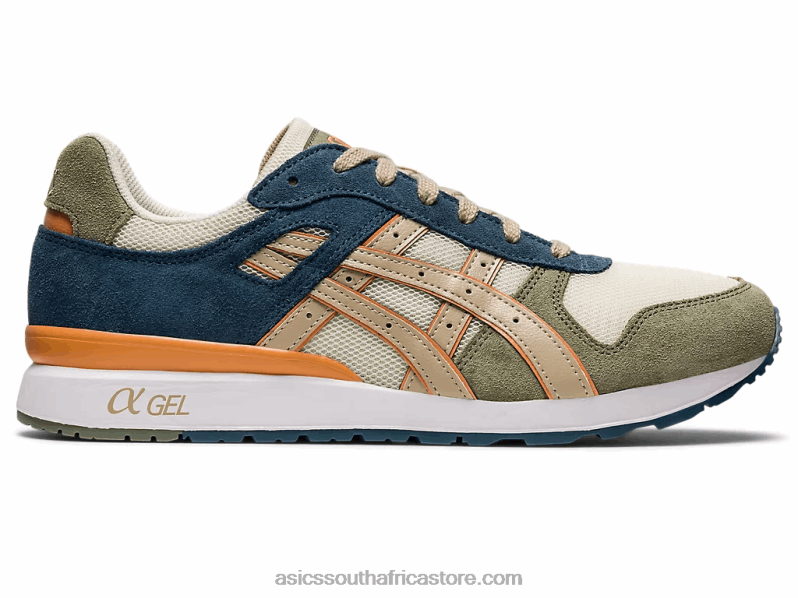 Men Asics Gt-II LH4X0981 Cream/Feather Grey
