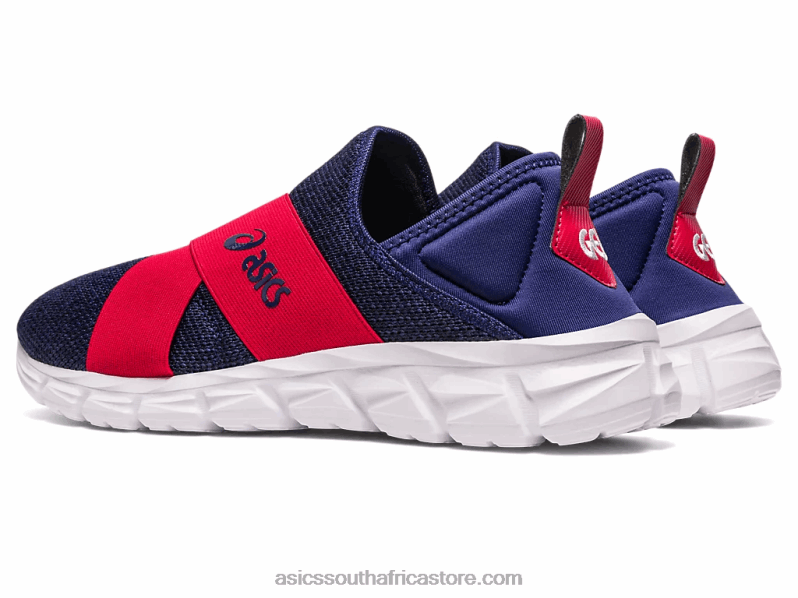 Men Asics Quantum Lyte Slip-On LH4X01237 Indigo Blue/Speed Red