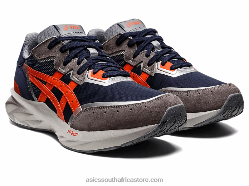 Men Asics Tarther Blast LH4X01540 Midnight/Red Clay