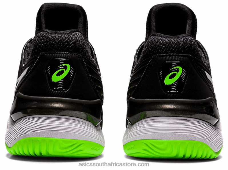 Men Asics Court FF 2 LH4X01166 Black/Green Gecko