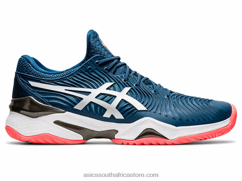 Men Asics Court FF 2 LH4X02065 Mako Blue/White
