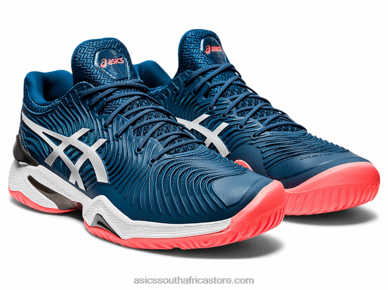 Men Asics Court FF 2 LH4X02065 Mako Blue/White