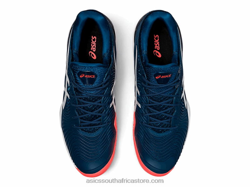 Men Asics Court FF 2 LH4X02065 Mako Blue/White