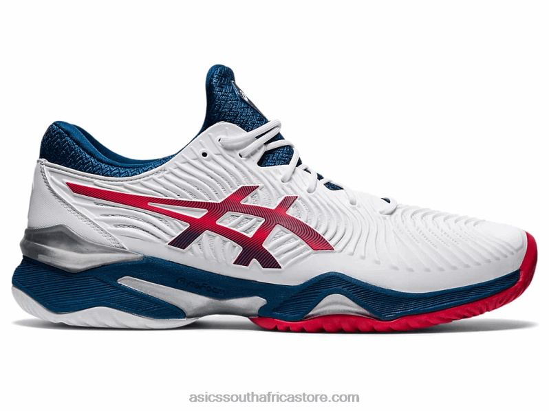 Men Asics Court FF 2 LH4X0880 White/Mako Blue