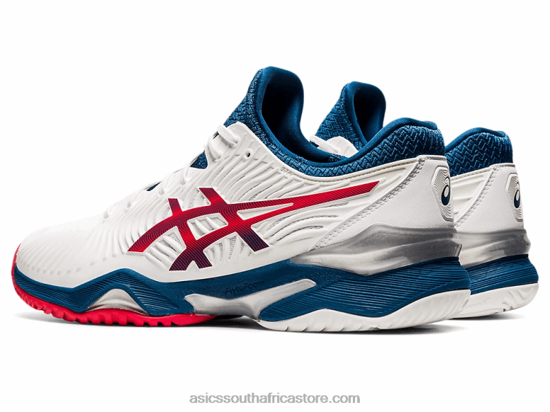 Men Asics Court FF 2 LH4X0880 White/Mako Blue