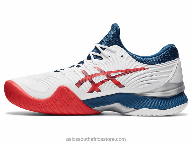 Men Asics Court FF 2 LH4X0880 White/Mako Blue