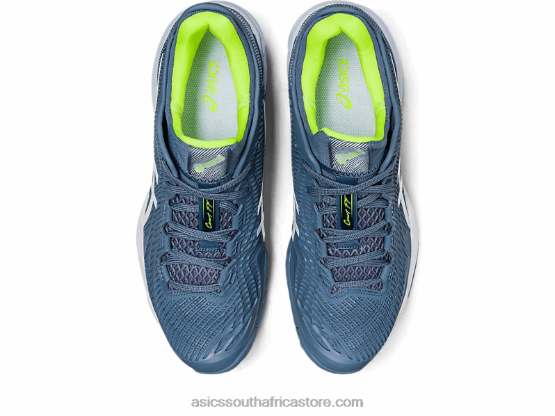 Men Asics Court FF 3 LH4X0351 Steel Blue/White