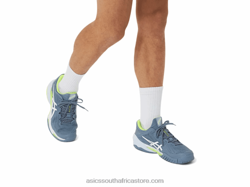 Men Asics Court FF 3 LH4X0351 Steel Blue/White