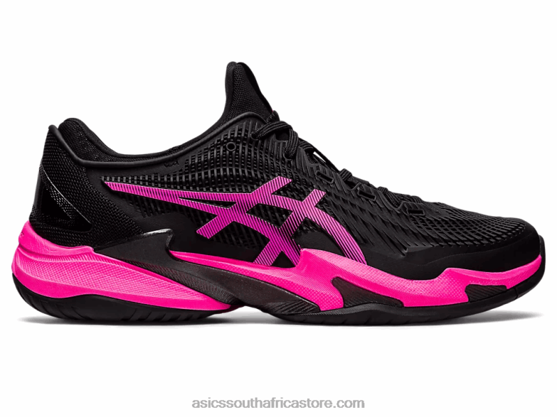 Men Asics Court FF 3 LH4X047 Black/Hot Pink