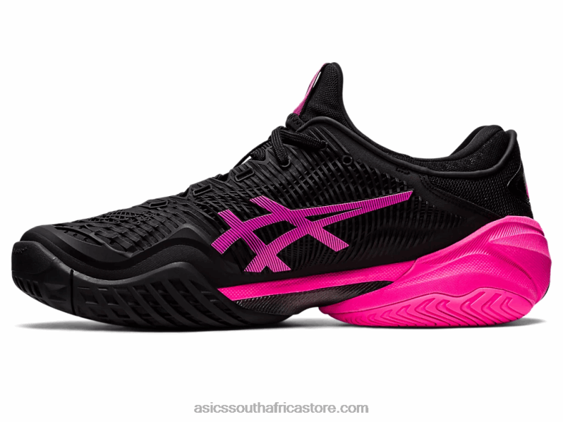 Men Asics Court FF 3 LH4X047 Black/Hot Pink