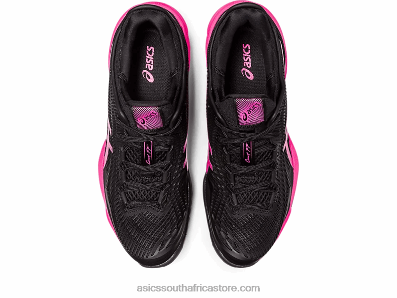 Men Asics Court FF 3 LH4X047 Black/Hot Pink