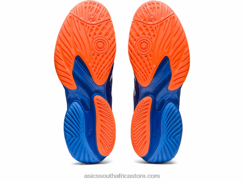 Men Asics Court FF 3 Novak LH4X0168 Tuna Blue/White