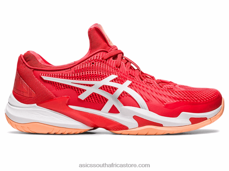Men Asics Court FF 3 Novak LH4X063 Fiery Red/White