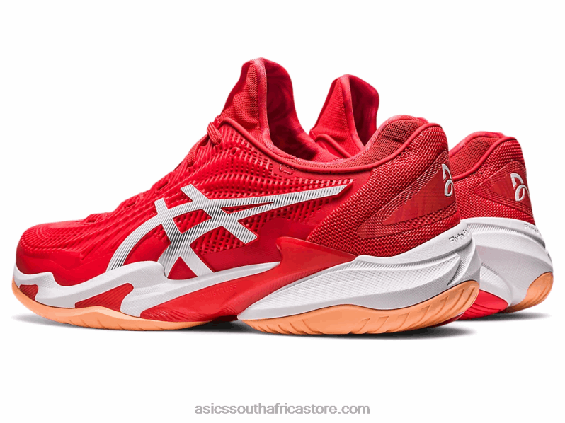 Men Asics Court FF 3 Novak LH4X063 Fiery Red/White