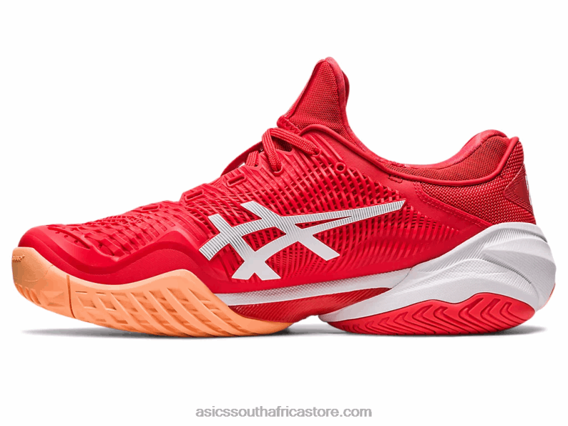 Men Asics Court FF 3 Novak LH4X063 Fiery Red/White