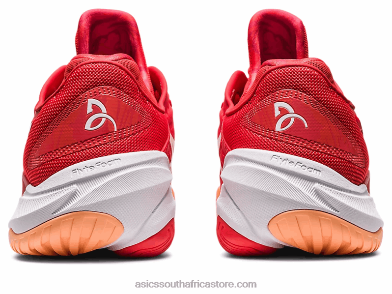Men Asics Court FF 3 Novak LH4X063 Fiery Red/White