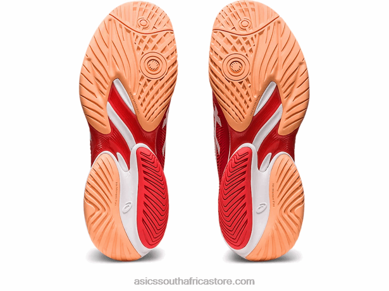 Men Asics Court FF 3 Novak LH4X063 Fiery Red/White