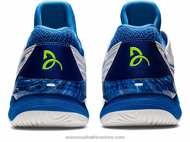 Men Asics Court FF Novak LH4X0720 White/Tuna Blue