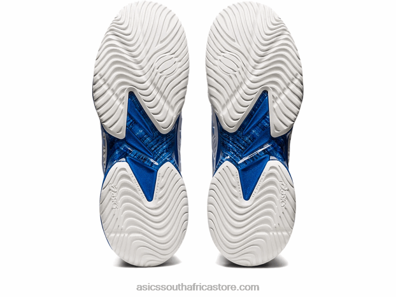 Men Asics Court FF Novak LH4X0720 White/Tuna Blue