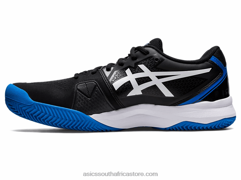 Men Asics Gel-Challenger 13 Clay LH4X01129 Black/Electric Blue