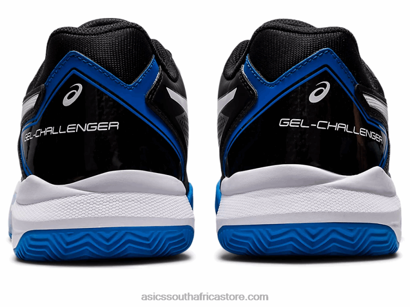 Men Asics Gel-Challenger 13 Clay LH4X01129 Black/Electric Blue