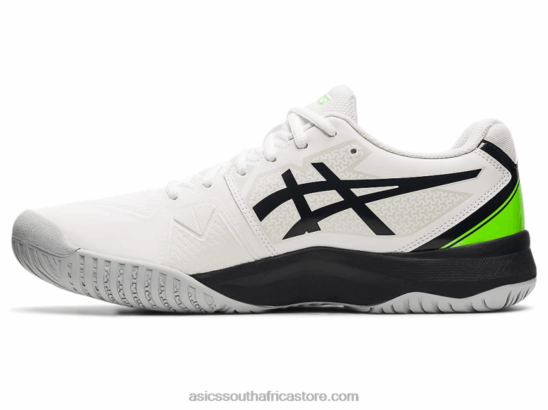 Men Asics Gel-Challenger 13 LH4X01161 White/Green Gecko