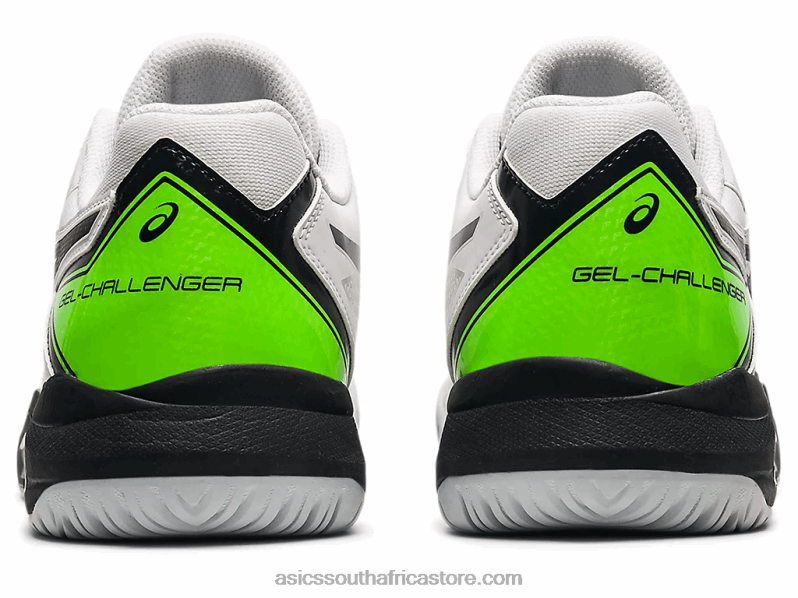 Men Asics Gel-Challenger 13 LH4X01161 White/Green Gecko