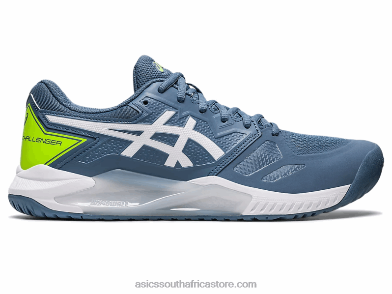 Men Asics Gel-Challenger 13 LH4X0172 Steel Blue/White