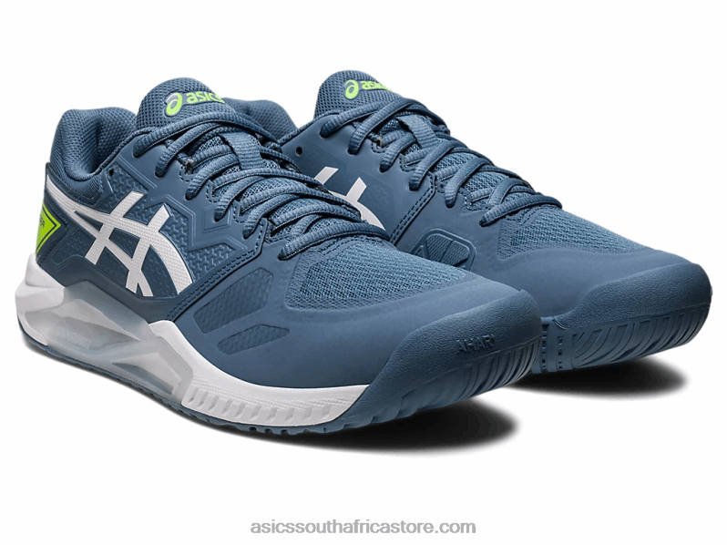 Men Asics Gel-Challenger 13 LH4X0172 Steel Blue/White