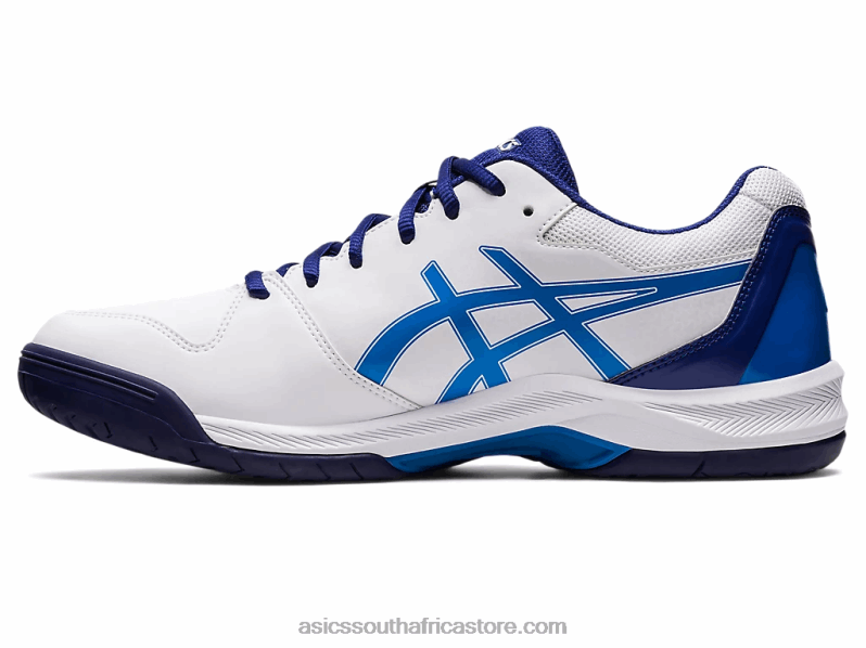 Men Asics Gel-Dedicate 7 LH4X01148 White/Electric Blue