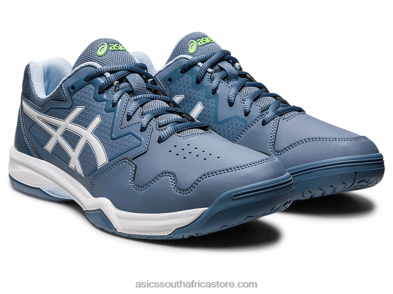 Men Asics Gel-Dedicate 7 LH4X0412 Steel Blue/White