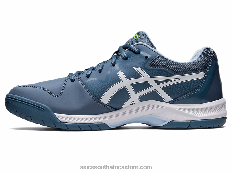 Men Asics Gel-Dedicate 7 LH4X0412 Steel Blue/White