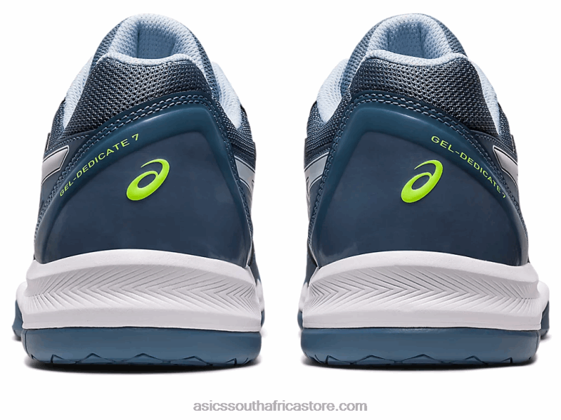 Men Asics Gel-Dedicate 7 LH4X0412 Steel Blue/White