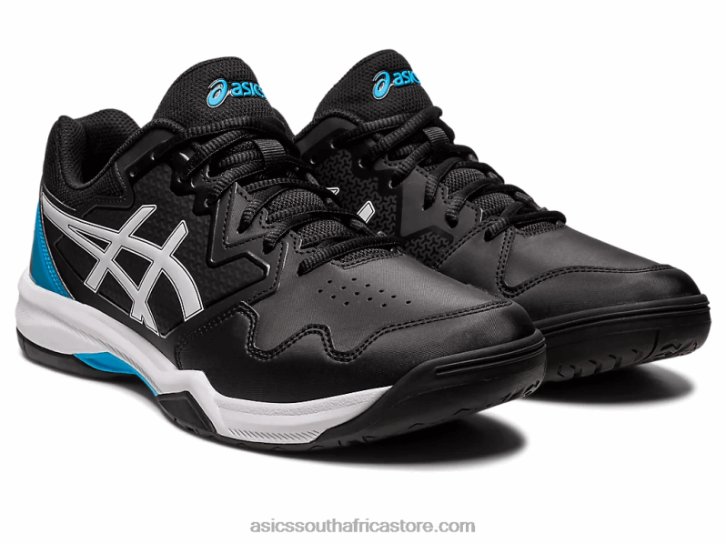 Men Asics Gel-Dedicate 7 LH4X0433 Black/Island Blue