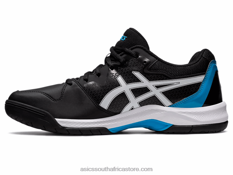 Men Asics Gel-Dedicate 7 LH4X0433 Black/Island Blue