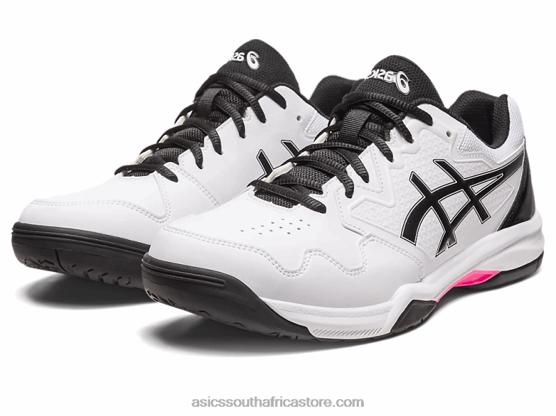 Men Asics Gel-Dedicate 7 LH4X0517 White/Hot Pink