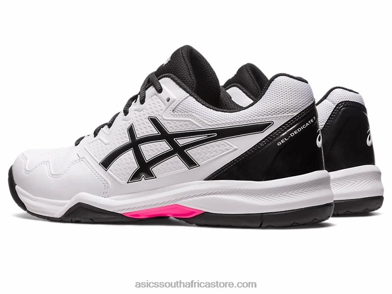 Men Asics Gel-Dedicate 7 LH4X0517 White/Hot Pink