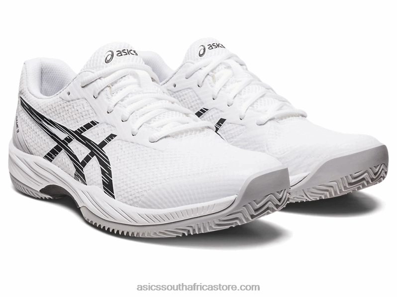 Men Asics Gel-Game 9 Clay/Oc LH4X0432 White/Black