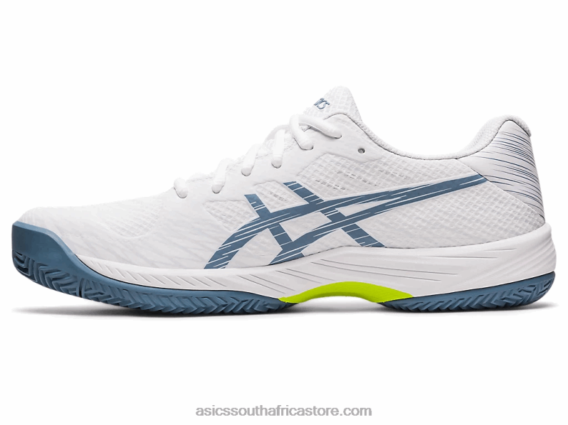 Men Asics Gel-Game 9 Clay/Oc LH4X0439 White/Steel Blue