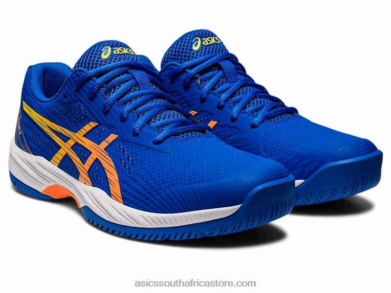 Men Asics Gel-Game 9 LH4X097 Tuna Blue/Sun Peach