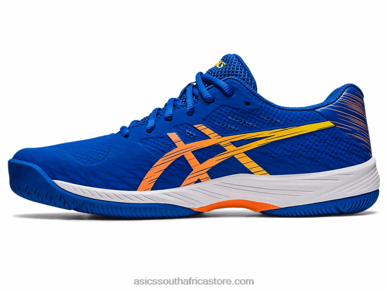 Men Asics Gel-Game 9 LH4X097 Tuna Blue/Sun Peach