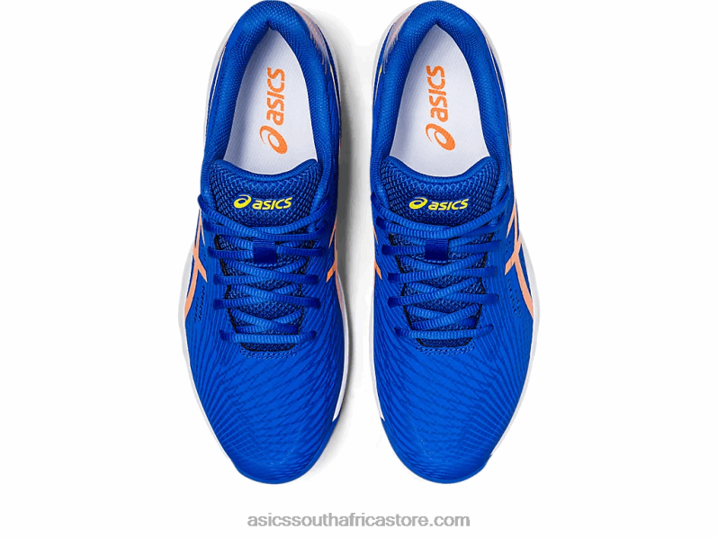 Men Asics Gel-Game 9 LH4X097 Tuna Blue/Sun Peach