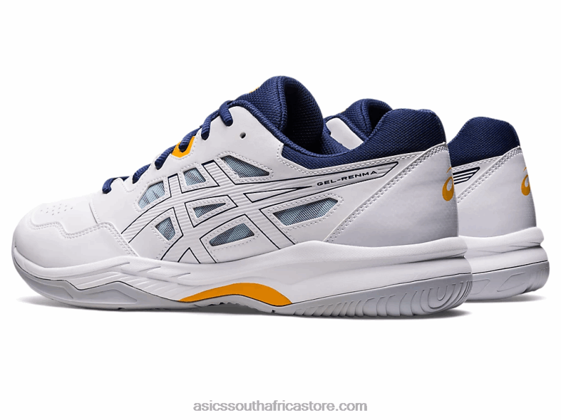 Men Asics Gel-Renma LH4X01143 White/Deep Ocean